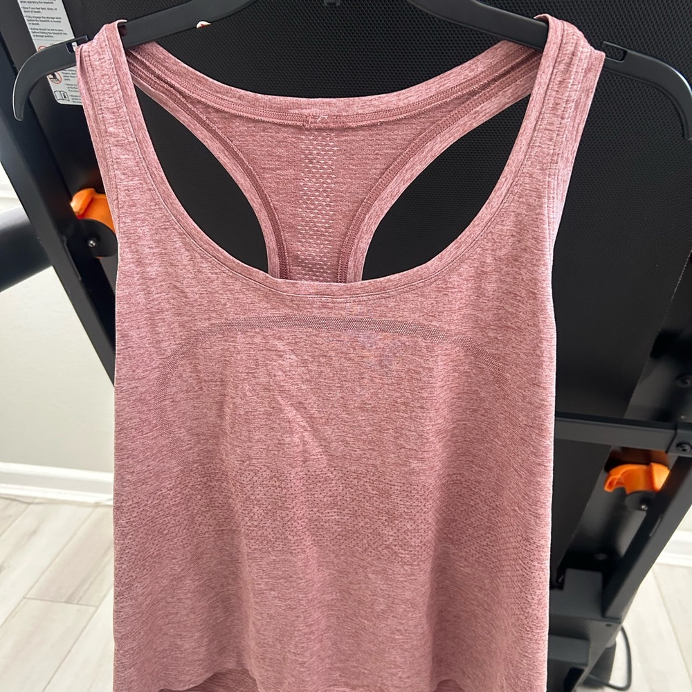 Lululemon Athletica Heathered Pink Swiftly